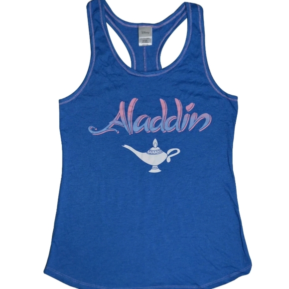 New Disney Aladdin Racerback Tank Top - Picture 1 of 2